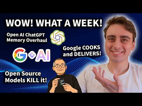 AI is BOOMING! Google CRUSHES it, Open AI Overhauls Chat Memory, Open Source models &amp; MORE!