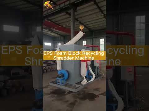 2022 New EPS Recycle Machine, EPS Foam Recycling Pulverizer, Foam Crusher