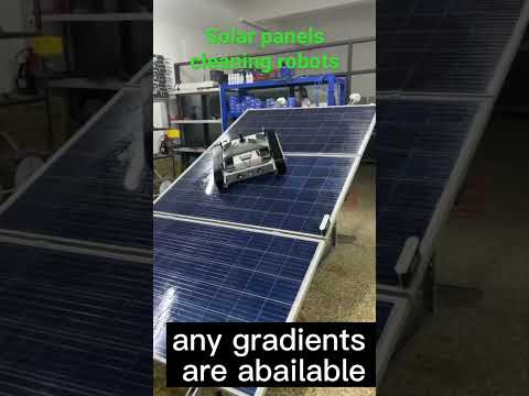 Solar panels cleaning machine robots