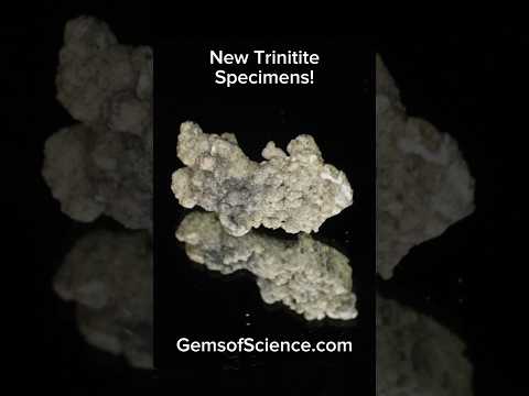 #Trinitite is back at Gems of Science! #history #oppenheimer #science #gems #crystals