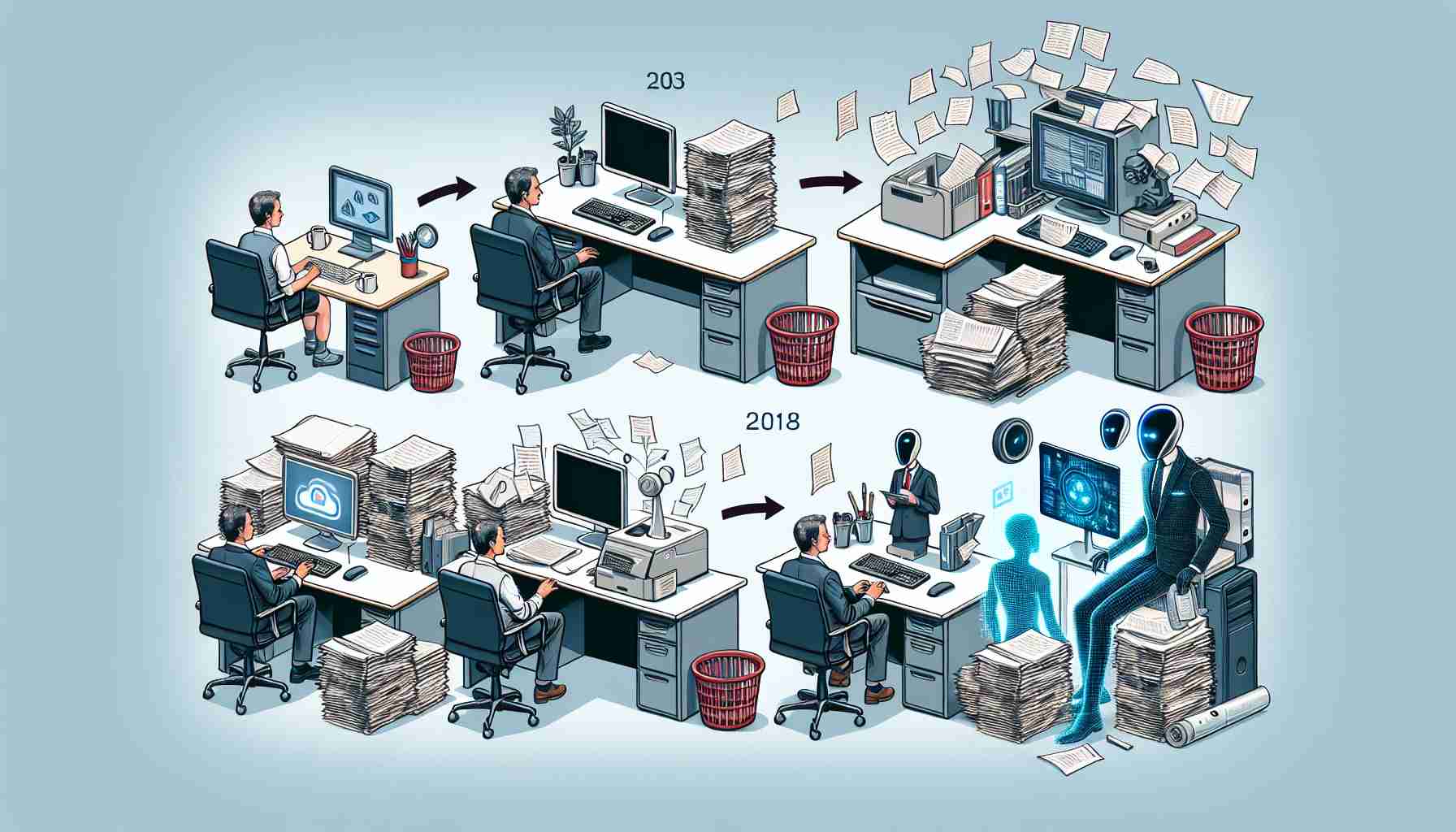 Evolution of AI Assistants: Transforming Work Environments