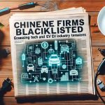 U.S. Blacklists Chinese Firms, Heightening Tensions in Tech and EV Sectors
