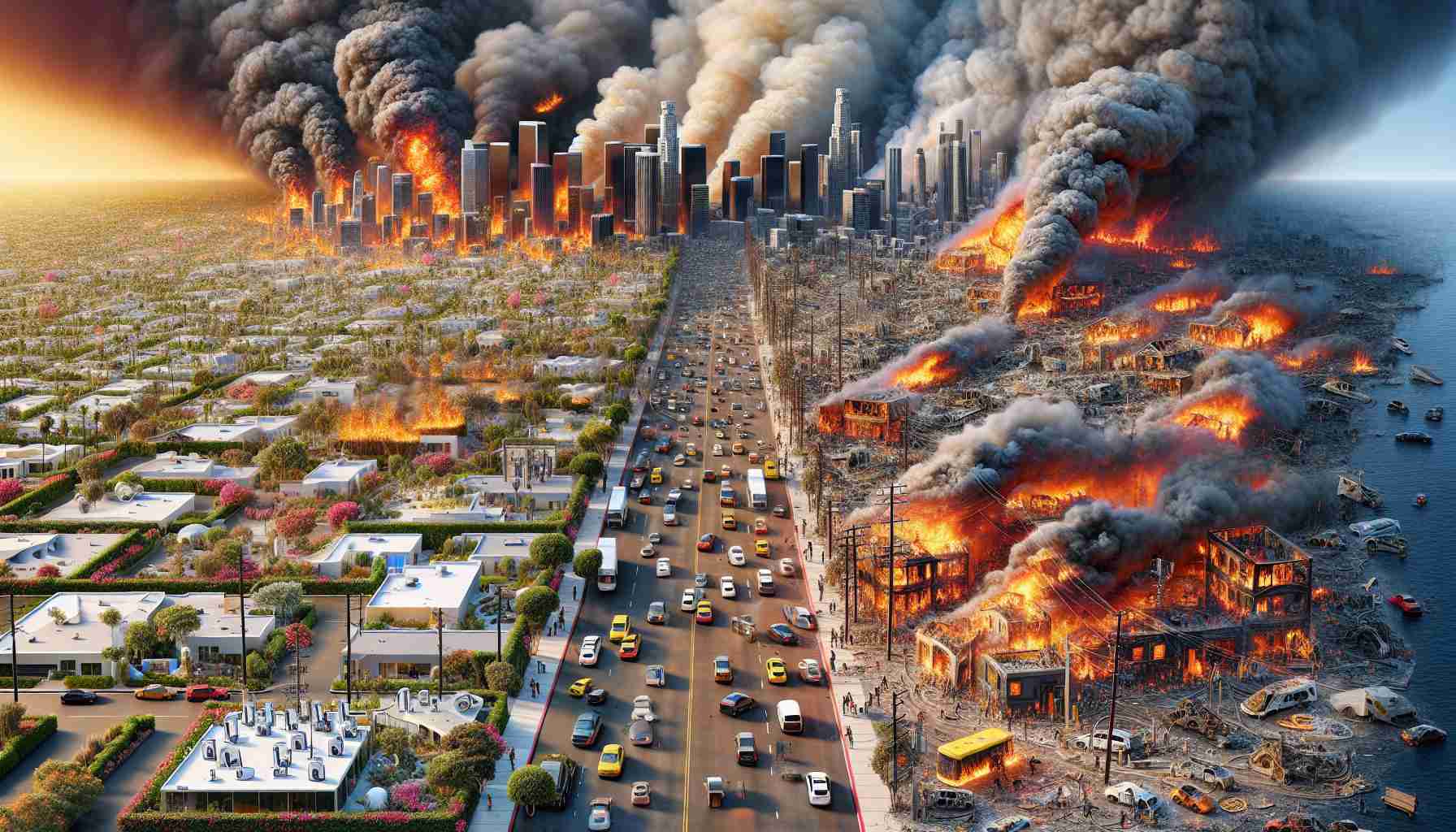 Los Angeles Faces Dual Crisis from Devastating Fires and Electric Vehicle Hazards