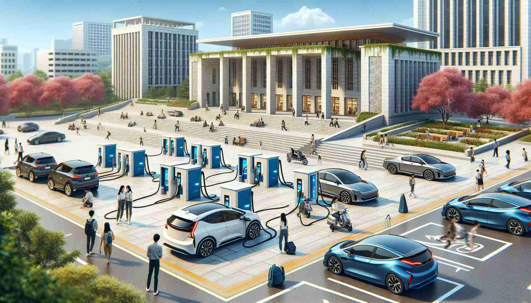 Charging Ahead: New EV Stations Transform Campus Life Charging Ahead: New EV Stations Transform Campus Life
