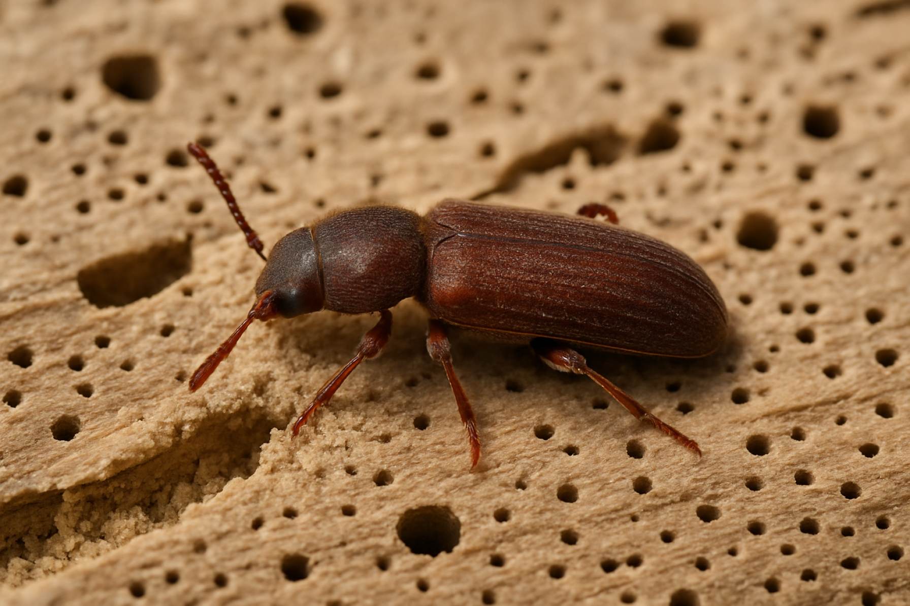 Powderpost Beetles: The Hidden Destroyers Threatening Wood Structures (2025) Powderpost Beetles: The Hidden Destroyers Threatening Wood Structures (2025)